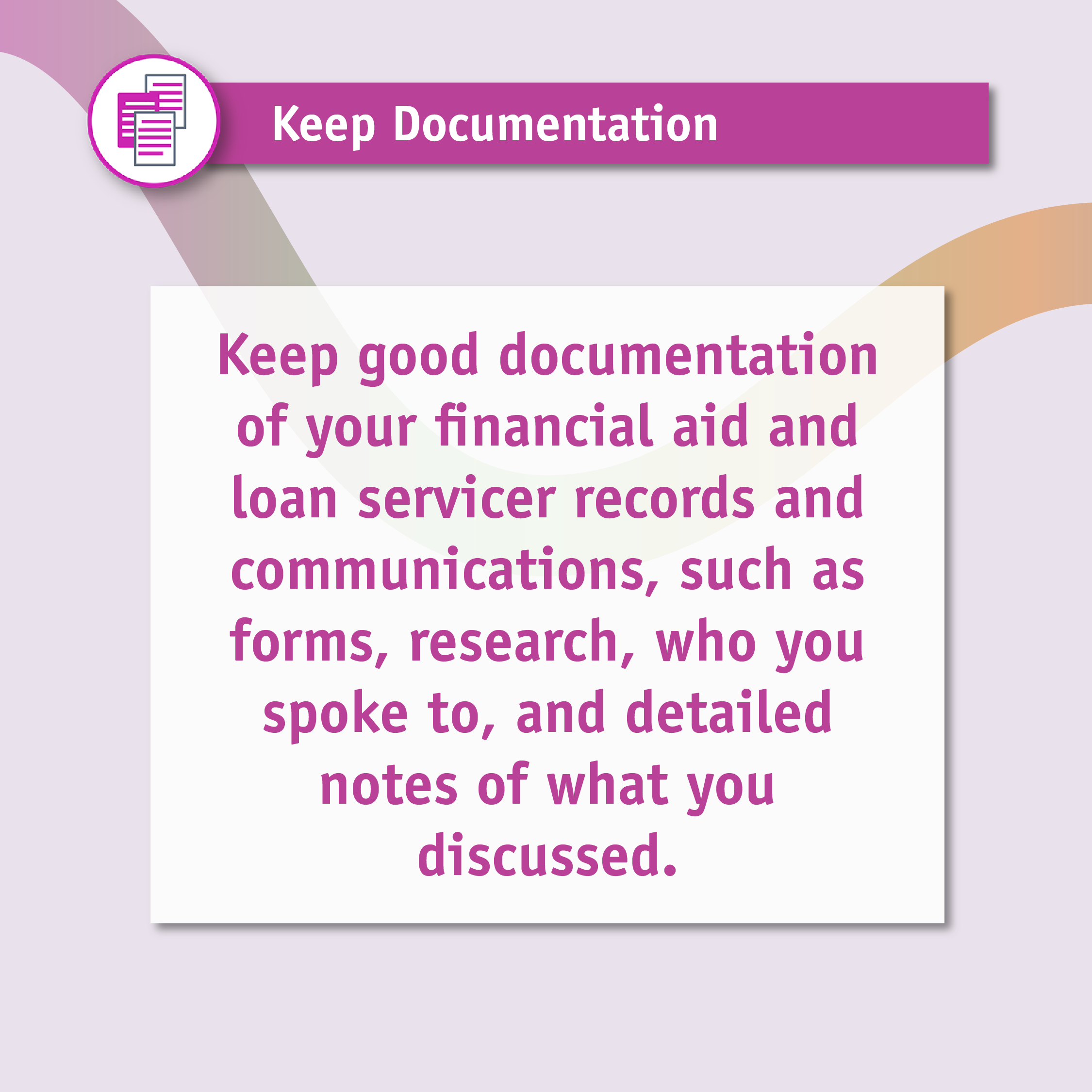 Keep Documentation infographic